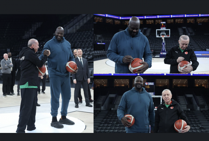 erdoğan ile shaquille oneal bir araya gelmesi