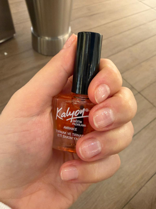 kalyon tırnak eti bakım yağı